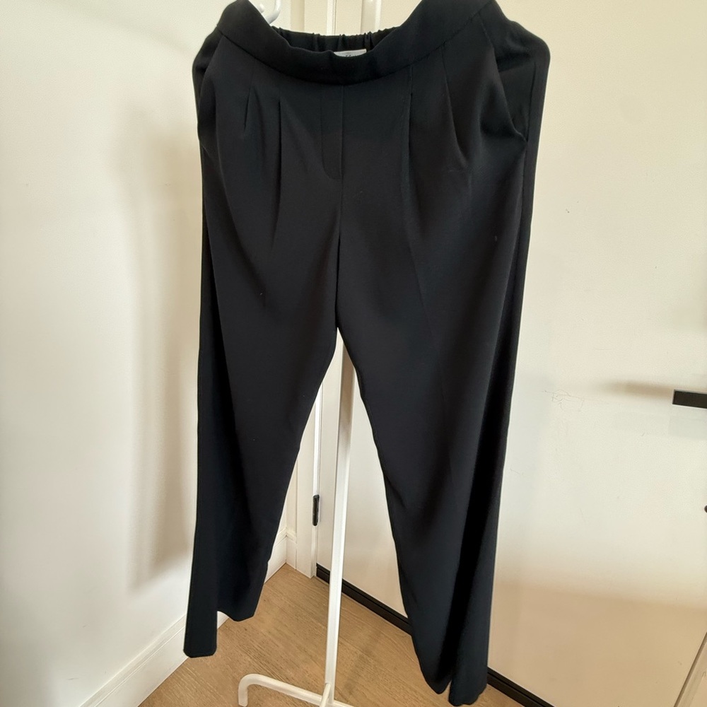 Babaton Black Trousers Streamlined Design